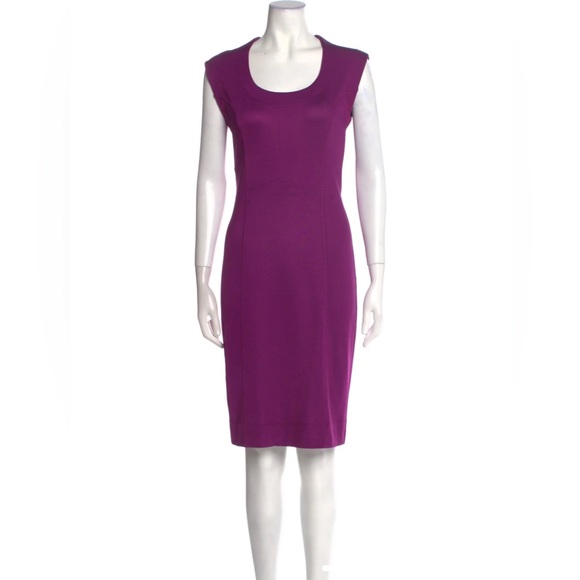 Moschino Cheap and Chic Magenta Purple Dress size 8 (fits like a 6) - Picture 1 of 4
